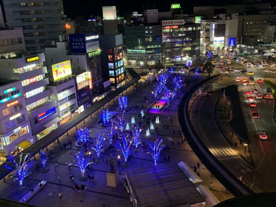 大分駅前イルミネーション