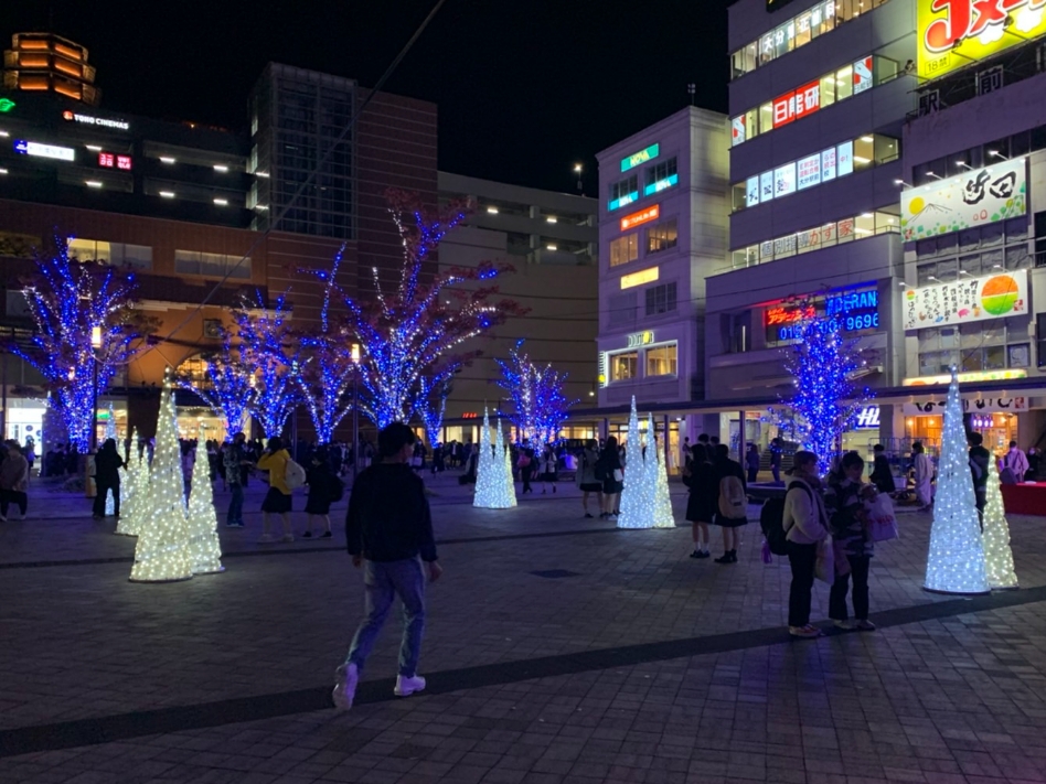 大分駅前イルミネーション