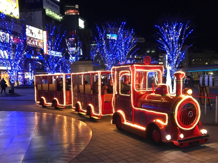 ぶんぶん号イルミネーション