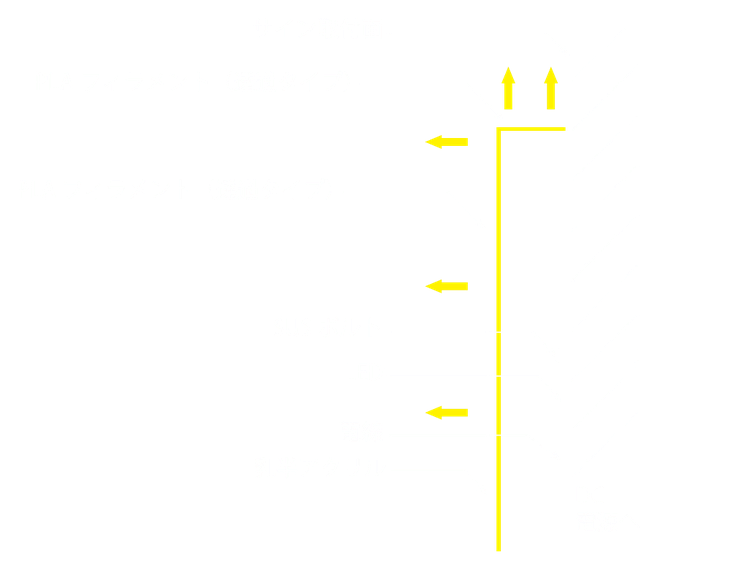 3Dtype-Gの断面図